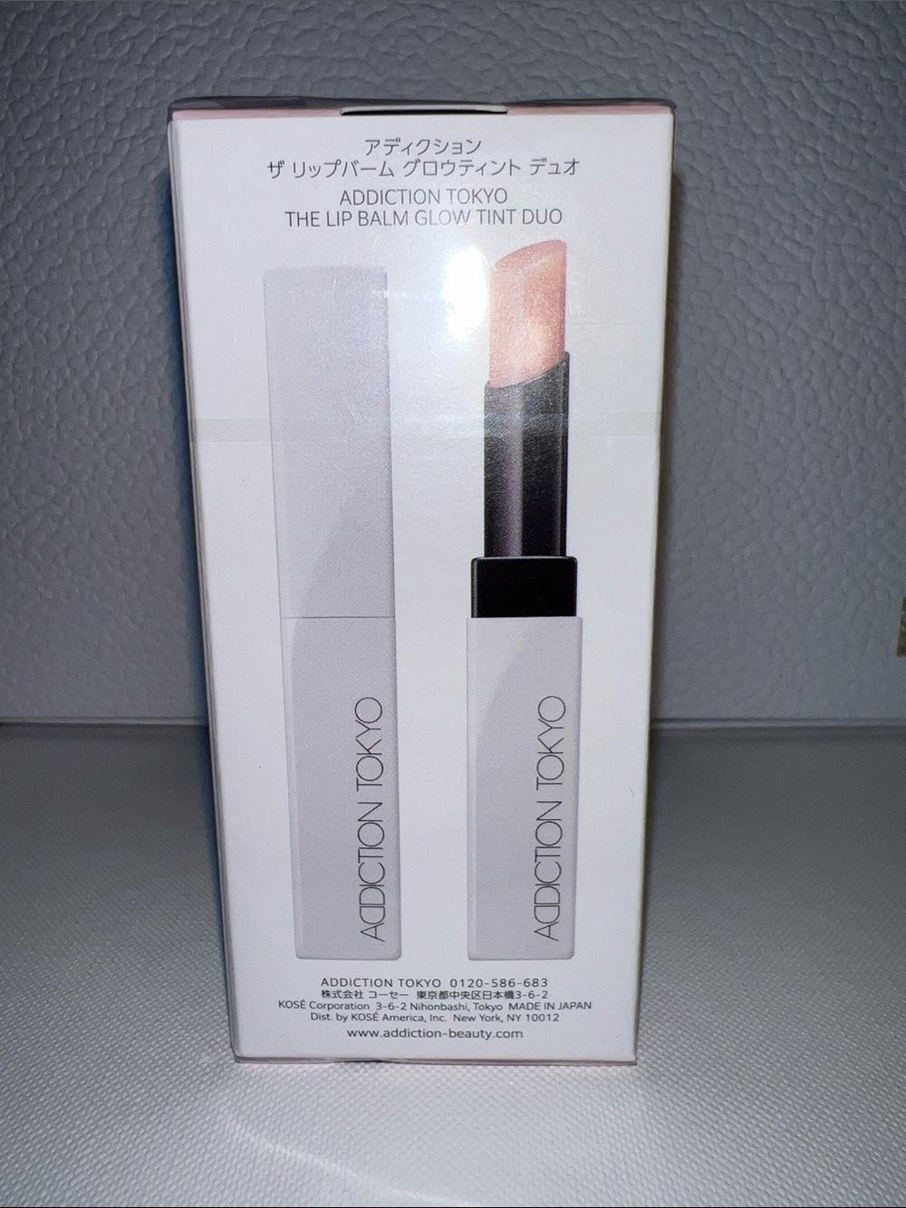 Addiction Tokyo Lip Balm Glow Tint Duo : 2 lip balms 1.8 g each